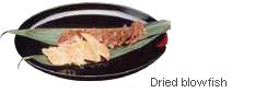 Dried blowfish