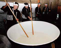 Traditional sake production
